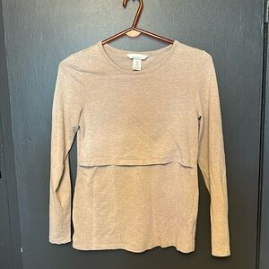 H&M MAMA - Tan Nursing Top